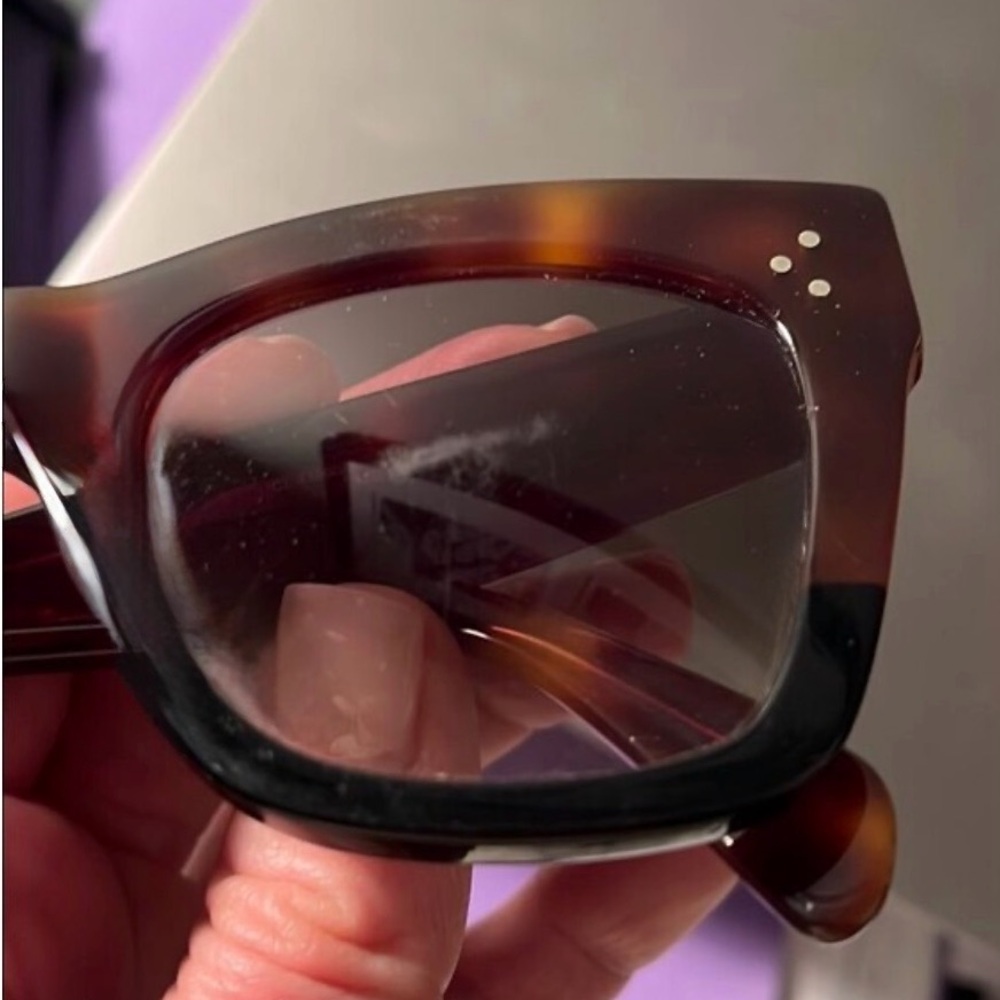 Celine Cat Eye Sunglasses CL41000/S Tortoiseshell Brown Gradient Designer Shades - Picture 11 of 13